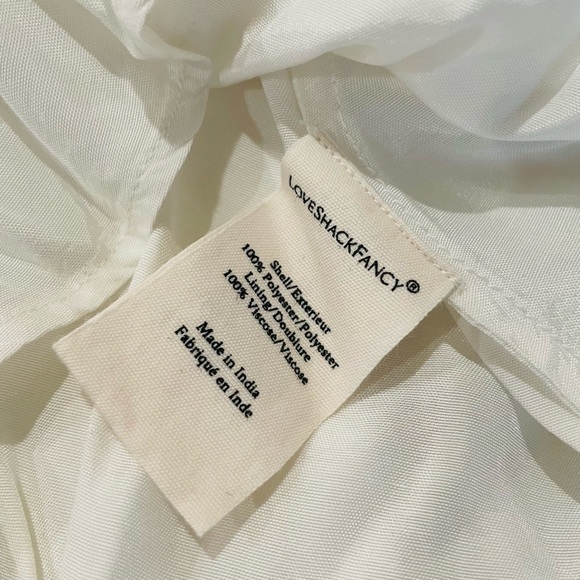 NEW LoveShackFancy Macron Gown Magic Turquoise Floral Gown size 4 - Picture 9 of 14